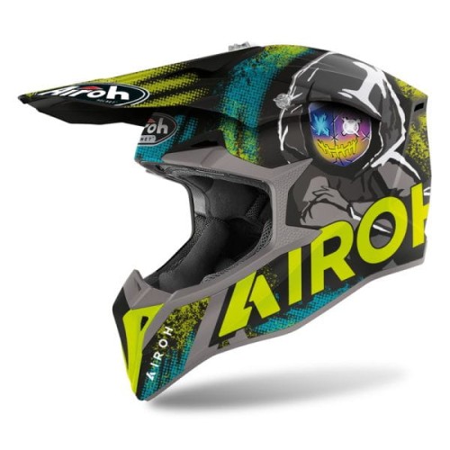 Kask Airoh Wraap Alien Yellow Matt