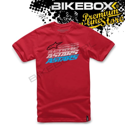 Koszulka Alpinestars Hashed Classic Tee Red