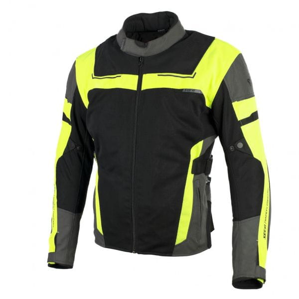 KURTKA TEKSTYLNA SECA ORKAN II TITANIUM / FLUO YELLOW